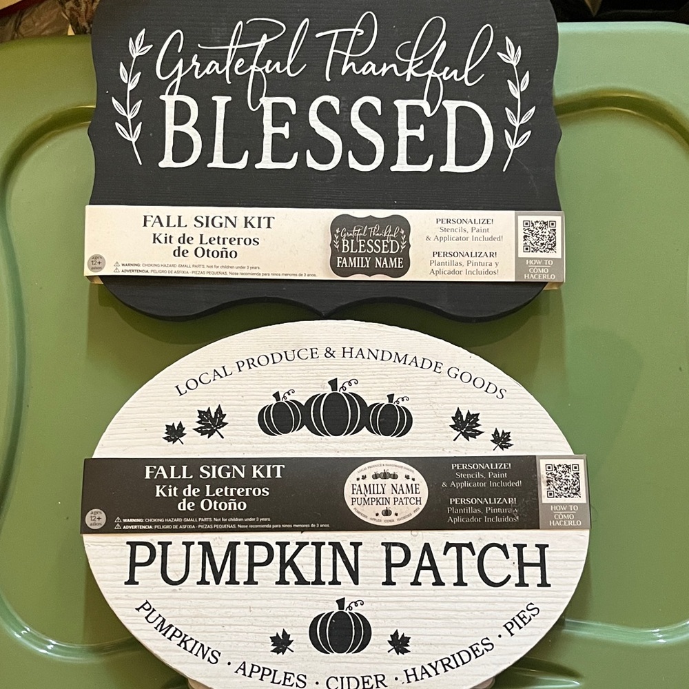 Fall Sign Set